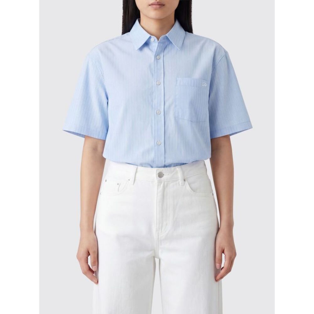 Dunst Shirt Woman Gnawed Blue